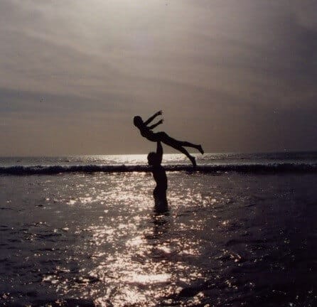 Dieses Foto zeigt eine an den Film Dirty Dancing angelegte Szene.