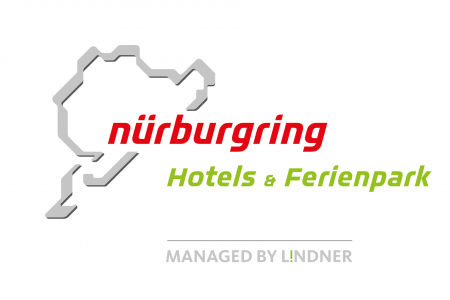 Logo Nürburgring Hotels Ferienpark managed by Lindner Logo unseres Partners Lindner Hotels Nürburgring