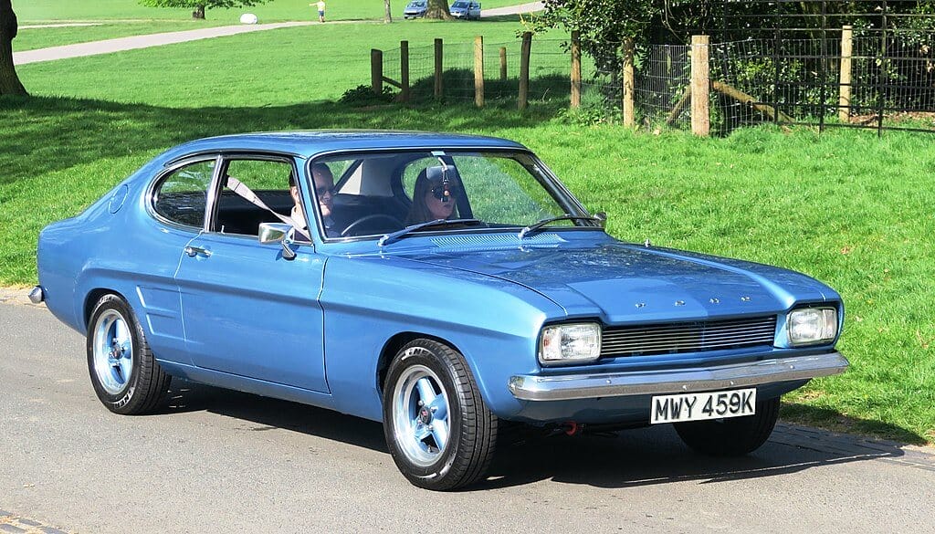 Deutscher Oldtimer Index - Ford Capri I 1972 Deutscher Oldtimer Index - Ford Capri I, Jahrgang 1972