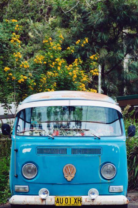 VW Bulli mit Patina