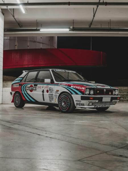 Der Lancia Delta war ein erfolgreiches Rallye-Fahrzeug.