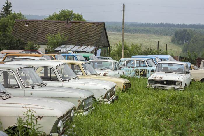 Oldtimer-Friedhof