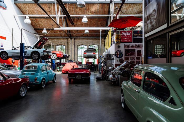 Oldtimer-Garage