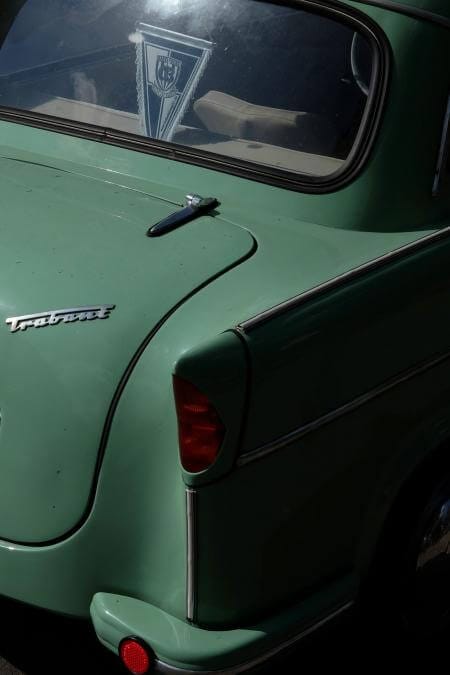 Heck eines Trabant P50-Oldtimers