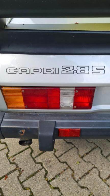 Heck eines Ford Capri 2.8 S Oldtimers