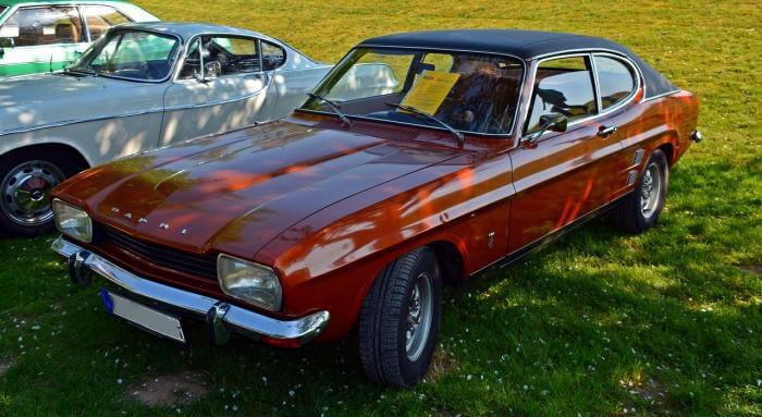 Ford Capri MK 1 Odltimer mit Vinyldach