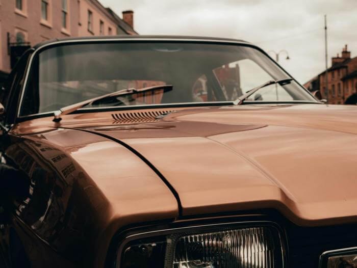 Front eines Ford Capri Oldtimers