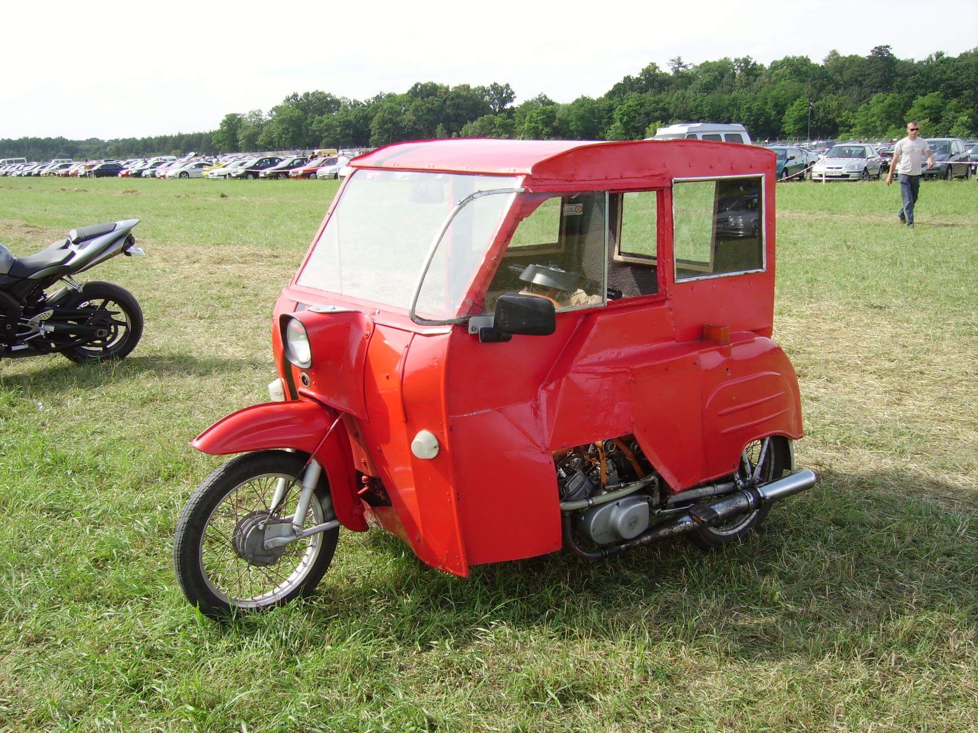 roter Simson Duo Krause Brandis Oldtimer