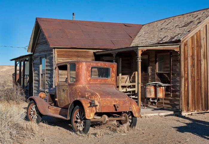 verrosteter Ford Modell T Oldtimer