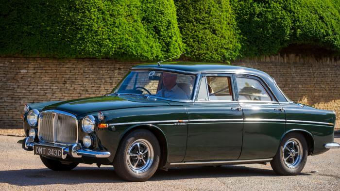 grüner Rover P5 Oldtimer von 1969